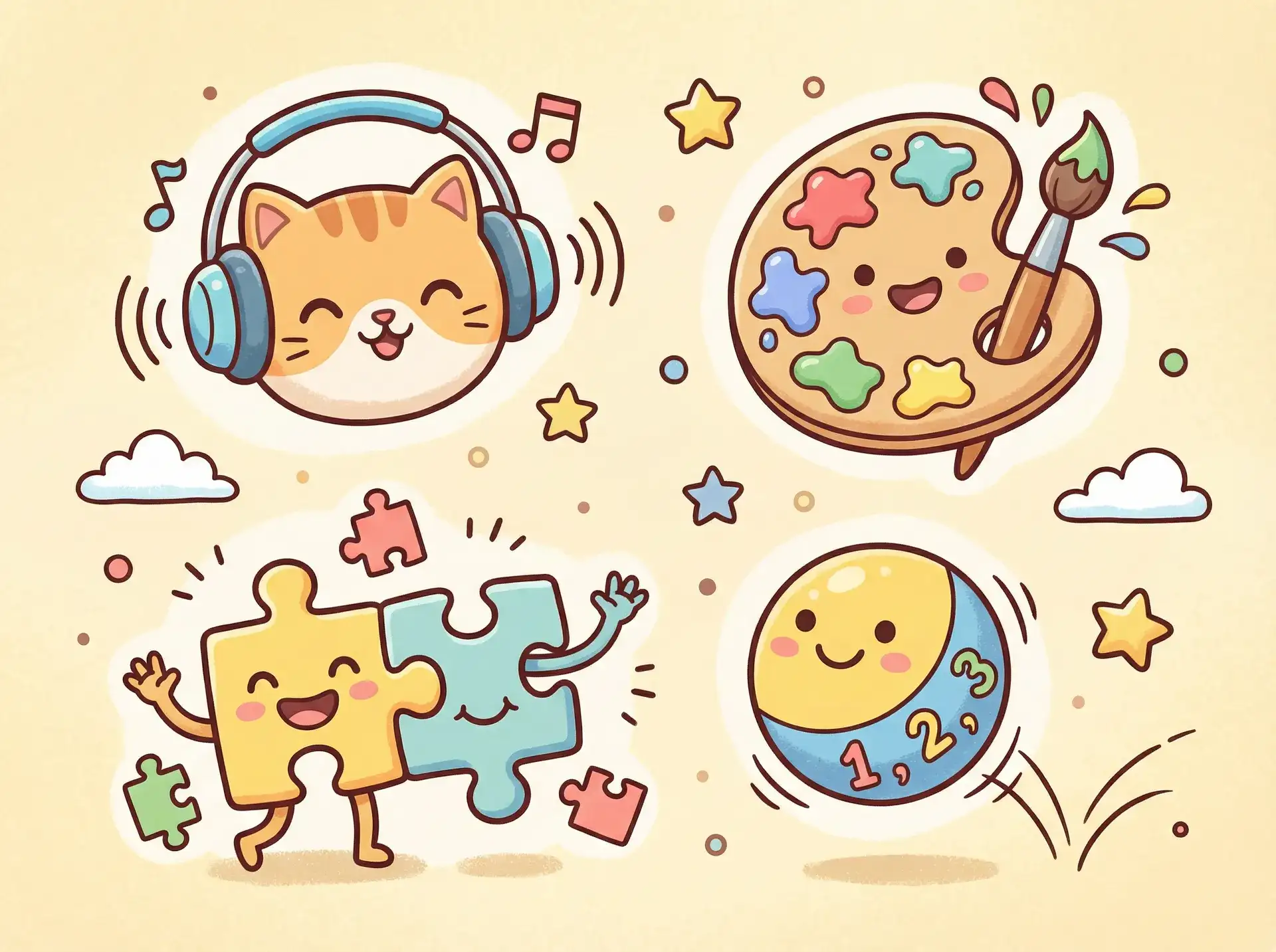 小朋友的手工作品 - 麻豆文化传媒精品幻星辰 益智创作